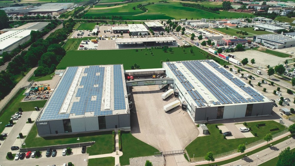  Luftbild des Produktionsstandortes R.WEISS 